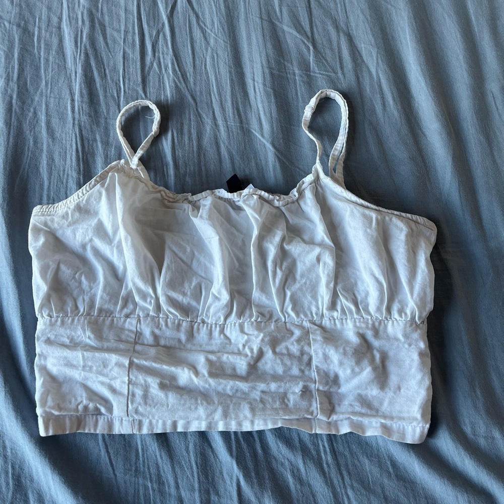 White H&M Crop Top
